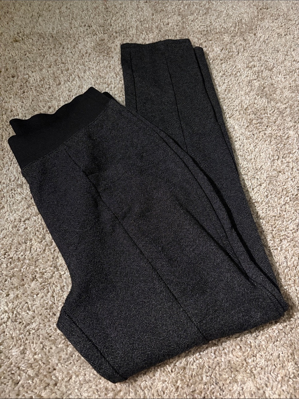 Banana Republic Charcoal Herringbone Leggings